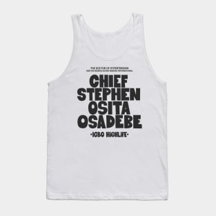 Osita Osadebe - Embodying Igbo Highlife Excellence Tank Top